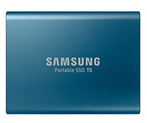 三星（SAMSUNG）T5 USB 3.1 Gen 2 移動(dòng)固態(tài)硬盤 珊瑚藍(lán)
