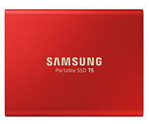 三星（SAMSUNG）T5 USB 3.1 Gen 2 移動(dòng)固態(tài)硬盤 金屬紅