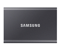 三星（SAMSUNG）T7 USB3.2 Gen2 移動(dòng)固態(tài)硬盤 太空灰